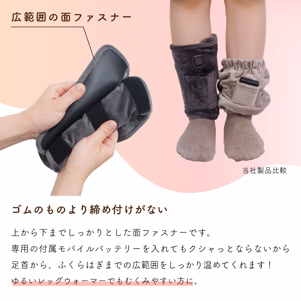 USB足元あったかスリッパ デスク使用例